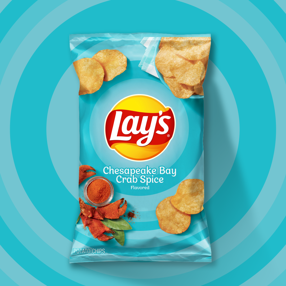 Papas fritas LAY'S® sabor condimento para cangrejo de la bahía de Chesapeake