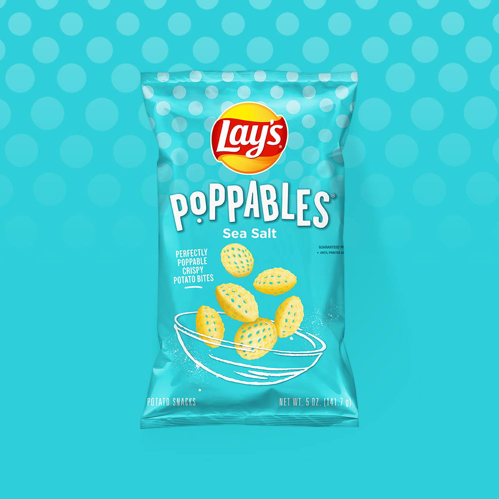 Bocaditos de papas LAY'S® Poppables® sal marina